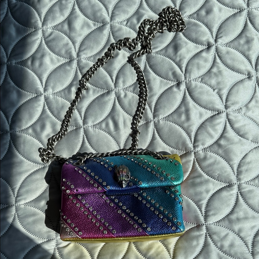 Kurt Geiger Multicolor Studded Crossbody Bag